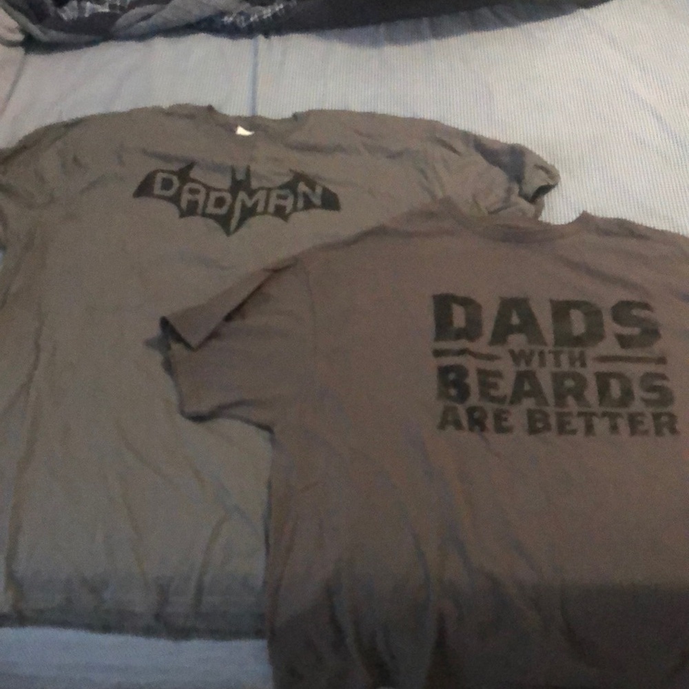 2 Dad t-shirts Gildan XXL